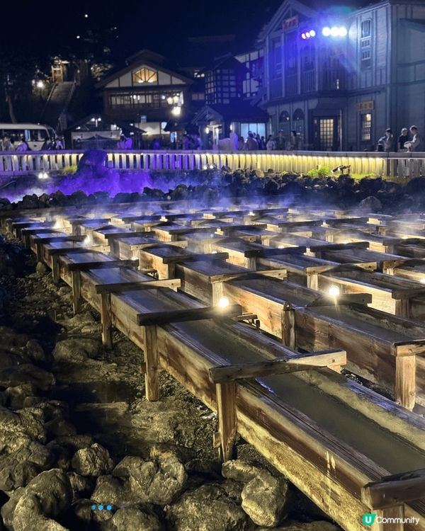 日本草津溫泉，天氣凍去啱曬。