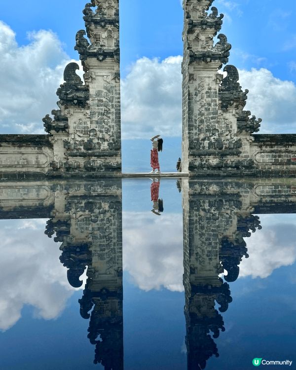 峇里天空之鏡📸🤩！ #峇里島 #天空之鏡 #天空之門