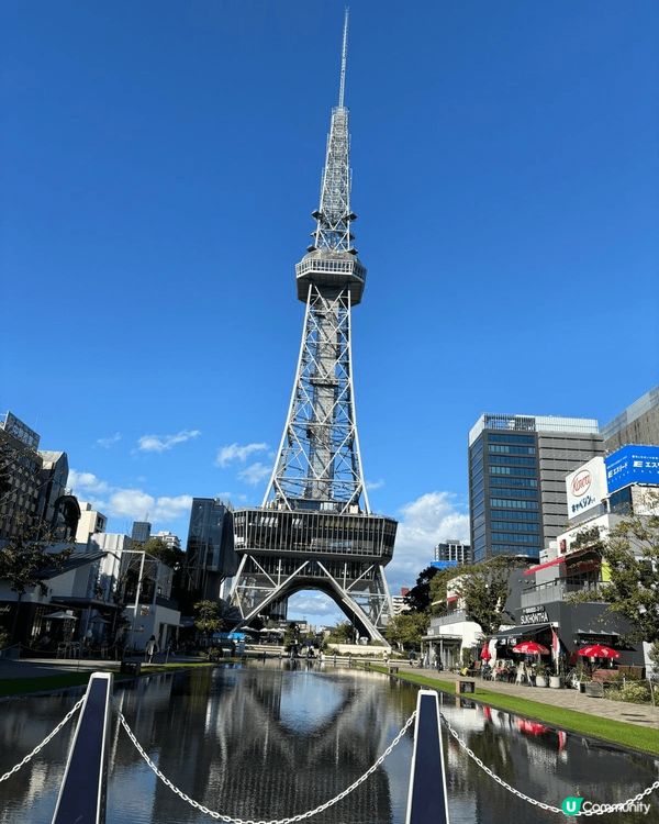 在名古屋機場食呢一個白雞湯拉麵,名古屋榮地鐵站地標