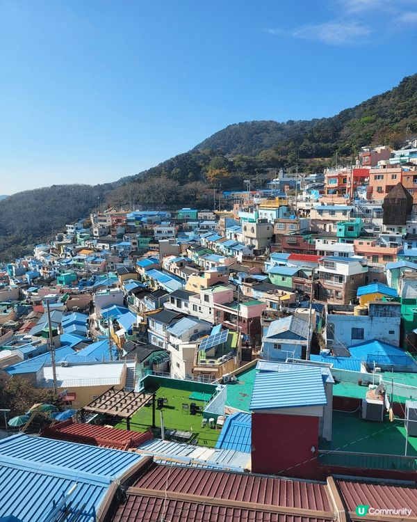 釜山旅遊必去●甘川文化村 及 ●白淺灘文化村，超多打卡位😍...
