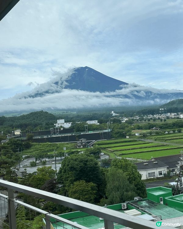 東京河口湖鍾山苑溫泉酒店，一泊兩食推薦，酒店頂樓溫泉遠眺望富...