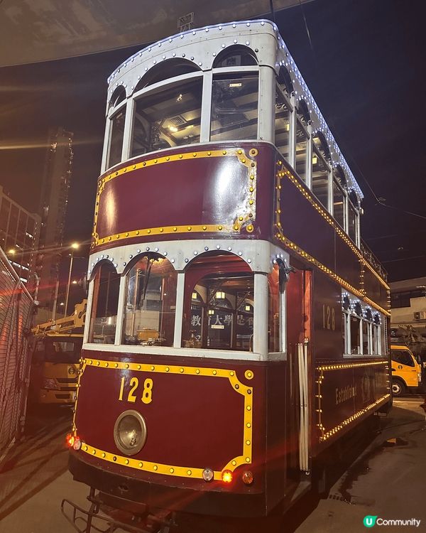 Tram party here in HK~ a night...