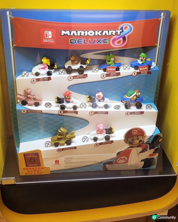 麥當勞最新開心樂園餐mario 公仔 車