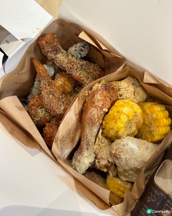 外賣炸雞都超juicy! 紫菜味同粟杯米味都好正😍