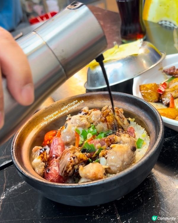 又去食個 💕 臘腸排骨煲仔飯