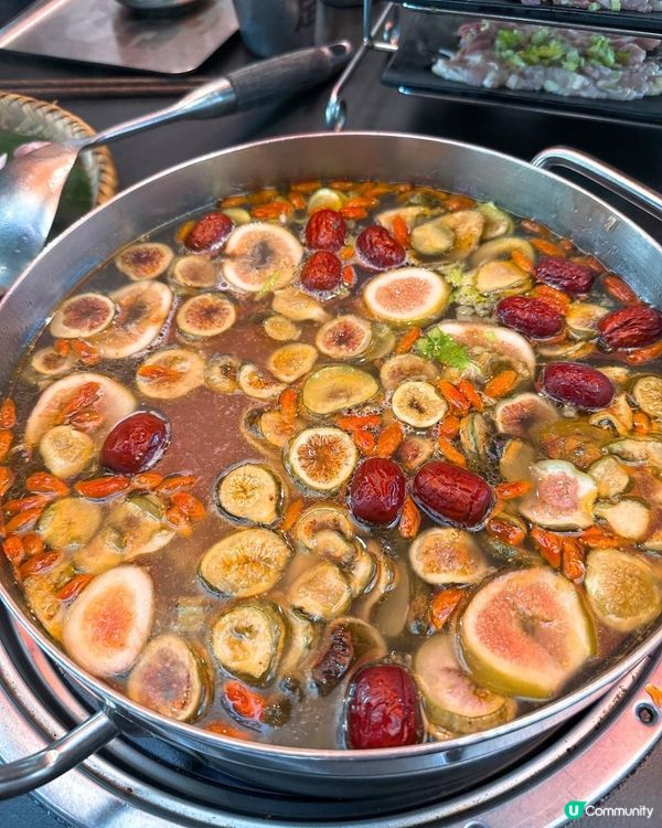 足料雪梨無花果湯底雞煲打邊爐