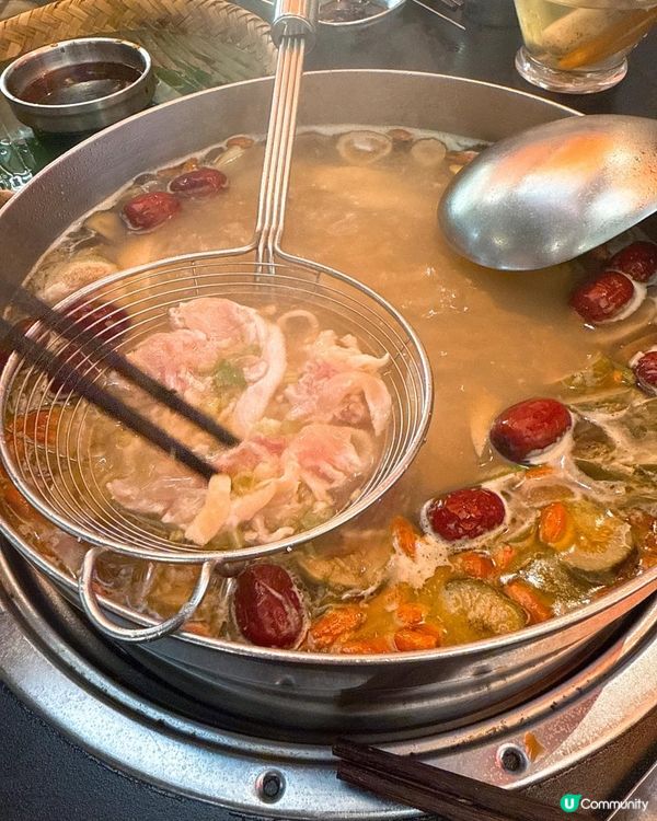 足料雪梨無花果湯底雞煲打邊爐