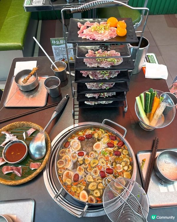 足料雪梨無花果湯底雞煲打邊爐