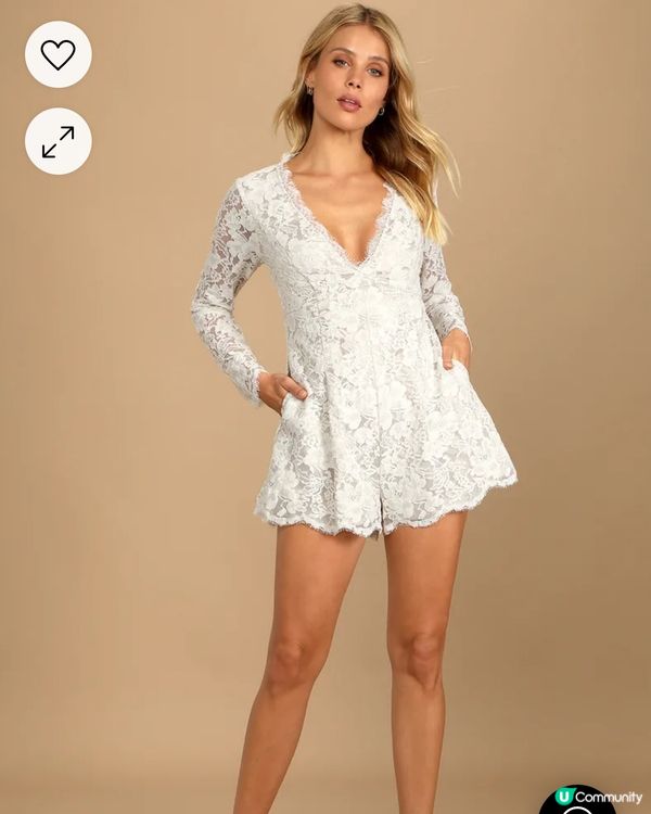 Lulus連身裙褲$180