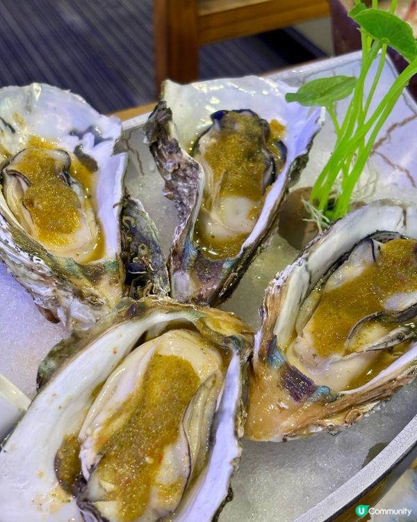 手掌咁大嘅泰醬冰鎮生蠔!