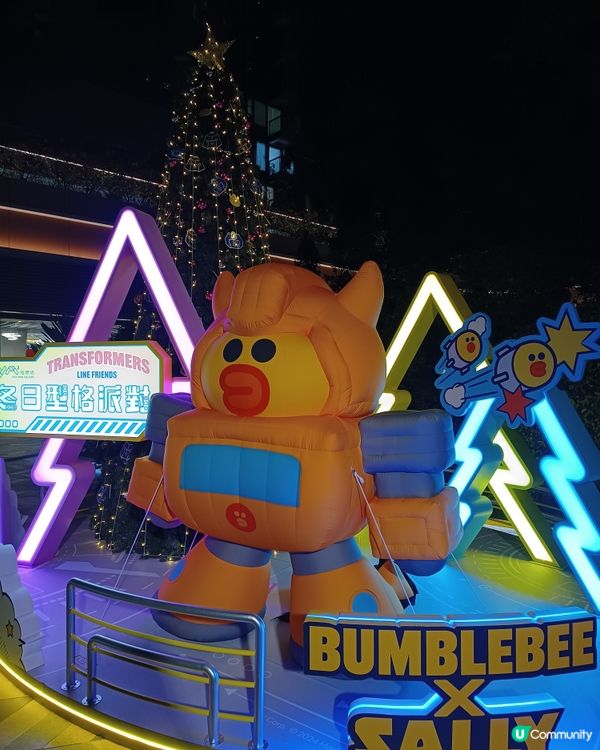 Line friends冬日型格派對Transformers