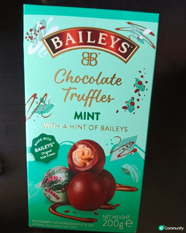 Baileys mint chocolate truffle