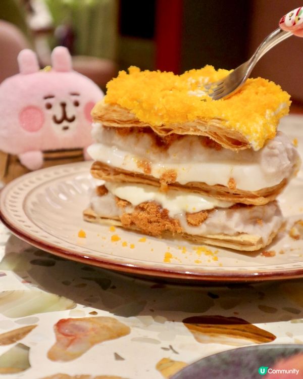 人氣新派台式餐廳🩷超邪惡芋泥麻糬肉鬆拿破崙🤤銅鑼灣分店限定‼️