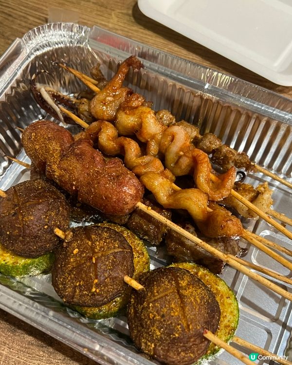 朋友推介既觀塘串燒店,開到凌晨,宵夜必去😆