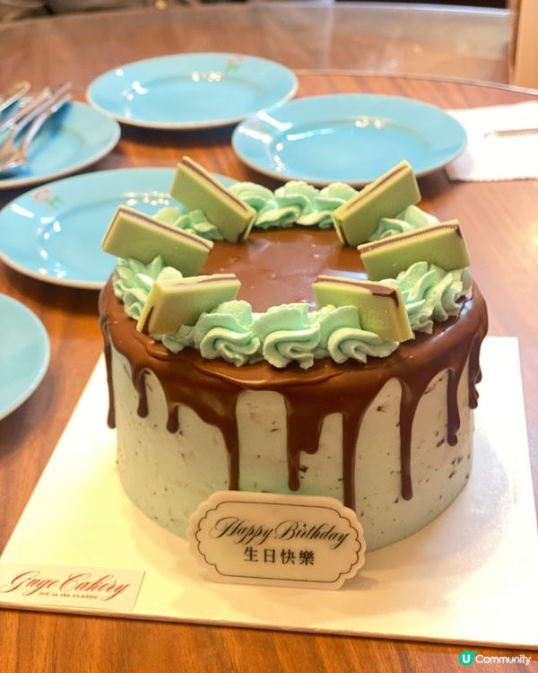 《⭐️超好食推介⭐️》Guge 薄荷朱古力蛋糕💚🤎🖤