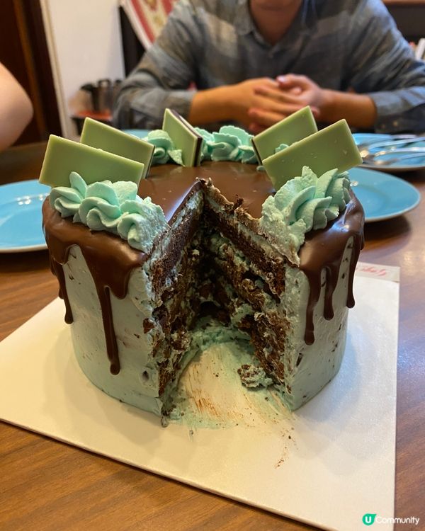 《⭐️超好食推介⭐️》Guge 薄荷朱古力蛋糕💚🤎🖤