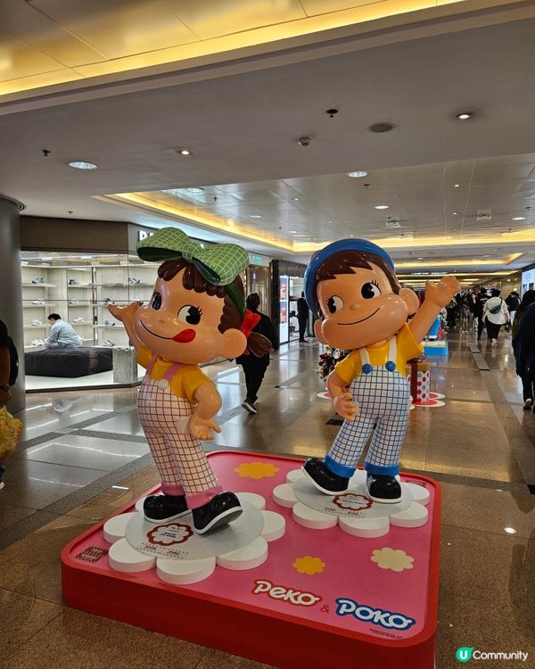 好多牛奶妹及牛奶仔的唔同造型排列