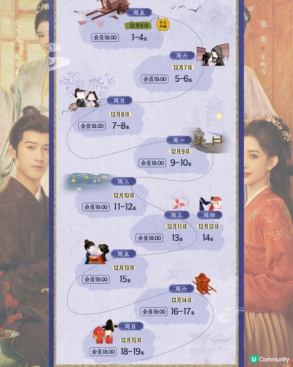 九重紫更新時間+最新追劇日曆！劇情6大看點🌸改編吱吱人氣小說+演員角色介紹