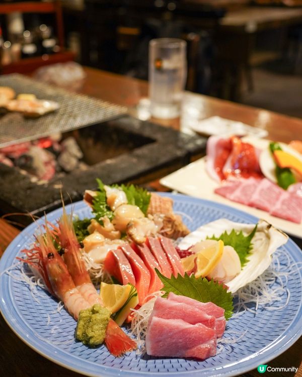 🇯🇵北海道小樽運河 炭爐BBQ燒帆立貝