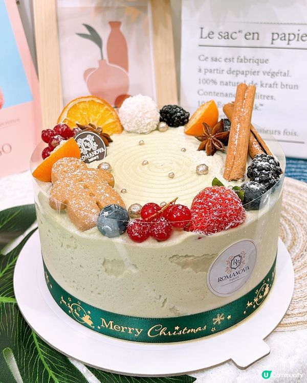 🎏🎄Romanova Bakery💚聖誕開心果蜂蜜千層蛋糕