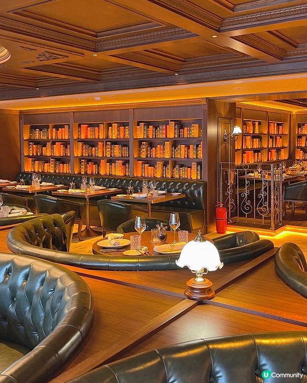 銅鑼灣歐式古典藏書室內的下午茶☕️