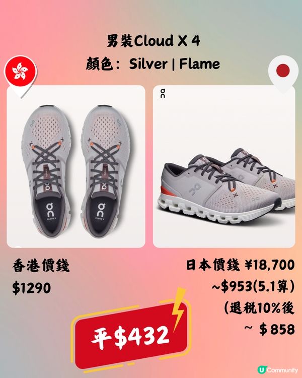 日本買On運動鞋超抵🔥12大鞋款港日價錢對比👟附地址