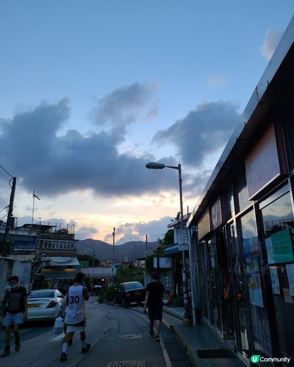 藍地大街日落 🌞☀️