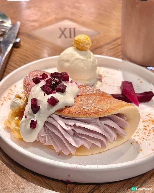 ✨️香芋丸子梳乎厘Pancake 🍰🎂✨️