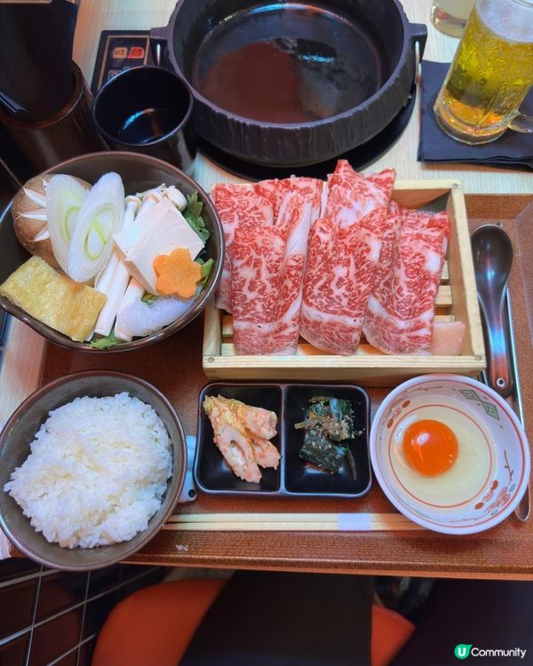 超好味嘅壽喜燒😂😍