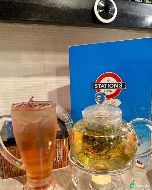 Station 3 Cafe（旺角金雞廣場）樓上cafe🥳