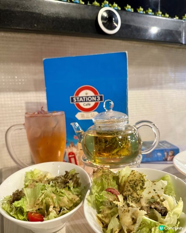 Station 3 Cafe（旺角金雞廣場）樓上cafe🥳