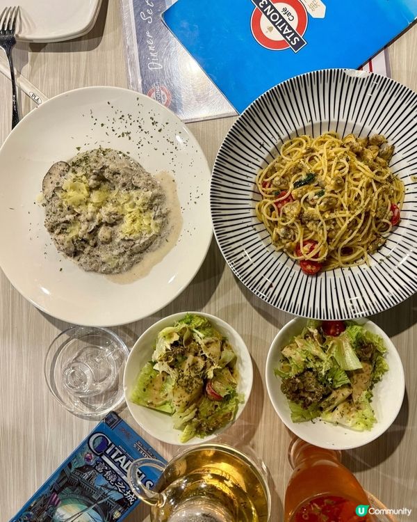 Station 3 Cafe（旺角金雞廣場）樓上cafe🥳