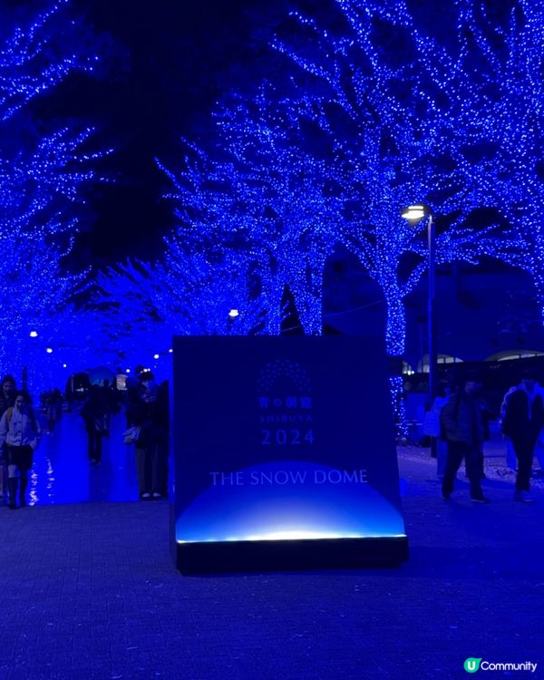 又到一年一度「青の洞窟SHIBUYA」聖誕點燈