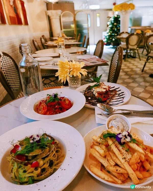 荔枝角隱世🤍花藝法式餐廳🌸