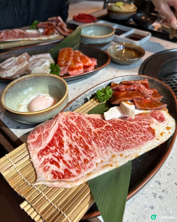 元朗燒肉午餐😋  和牛大判燒正呀！