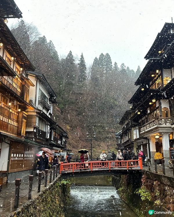 銀山溫泉❄️浪漫冬日打卡點！
