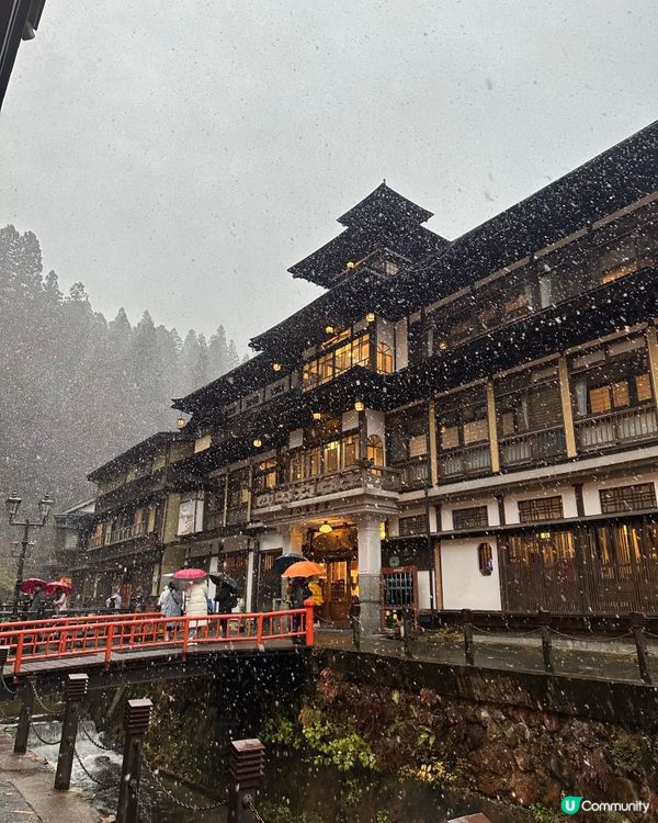 銀山溫泉❄️浪漫冬日打卡點！