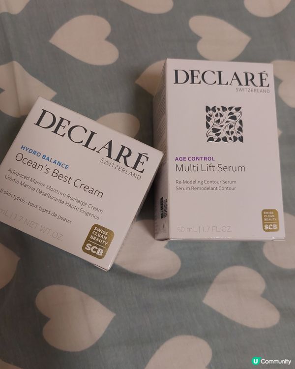 ❤️❤️DECLARE保濕緊緻煥膚套裝（禮品試用分享）