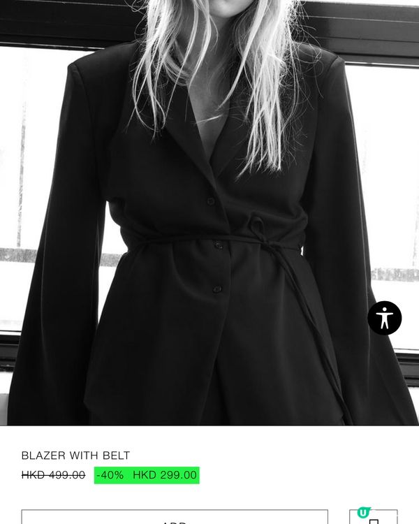 Zara$299特價西裝外套