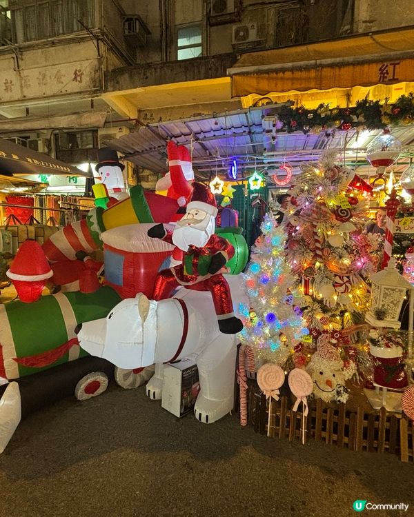 深水埗聖誕濃厚氣氛