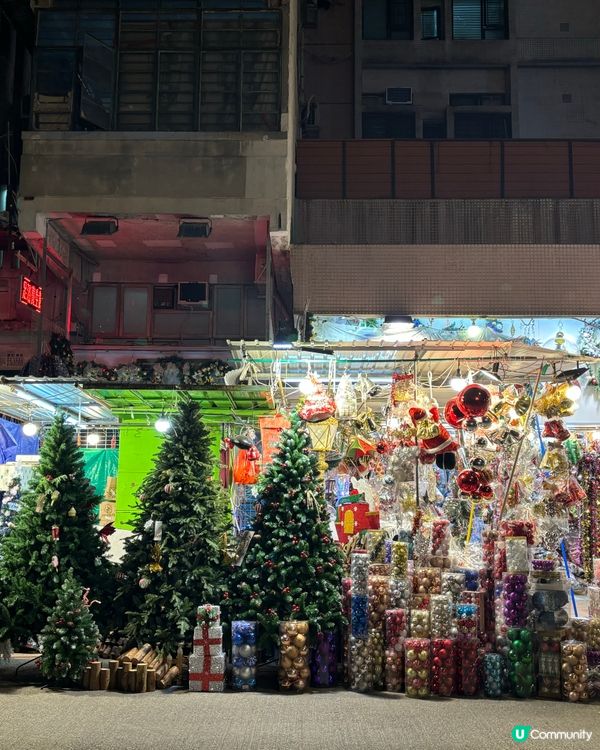 深水埗聖誕濃厚氣氛