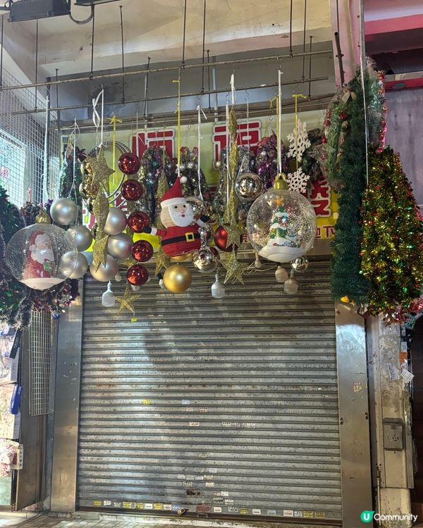 深水埗聖誕濃厚氣氛