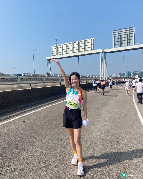 嘉里香港街馬的十公里跑步🏃‍♀️我終於跑完啦 ! 真心佩服長...