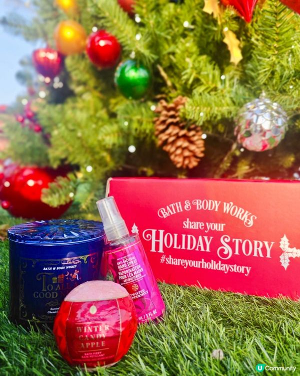 聖誕節梗係要扮靚靚出門🎄仲要香噴噴添😌一向都係Bath & ...