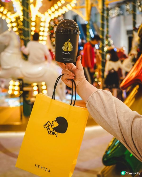 喜茶聯乘人氣藝術家草間彌生