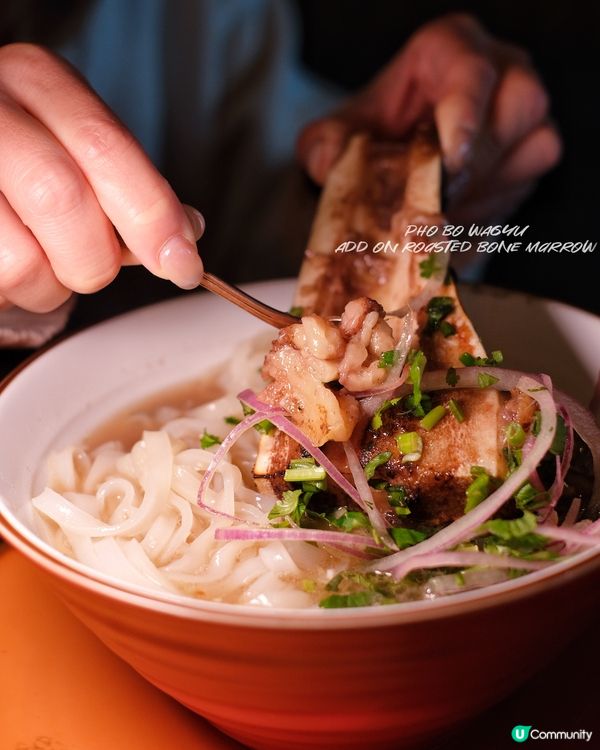 紐約朋友都讚🤤  牛骨髓越南牛肉河🍜  尖沙咀必試！