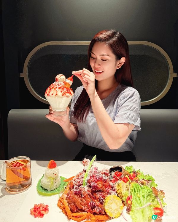 聖誕特別版芝士飄雪韓式炸雞🍗🧀