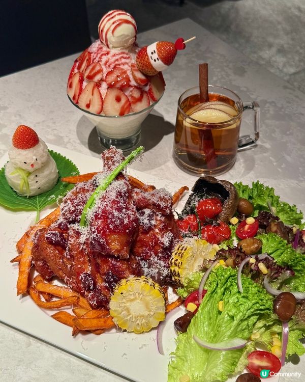 聖誕特別版芝士飄雪韓式炸雞🍗🧀