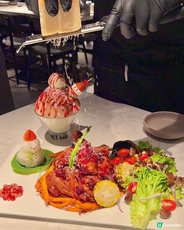 聖誕特別版芝士飄雪韓式炸雞🍗🧀