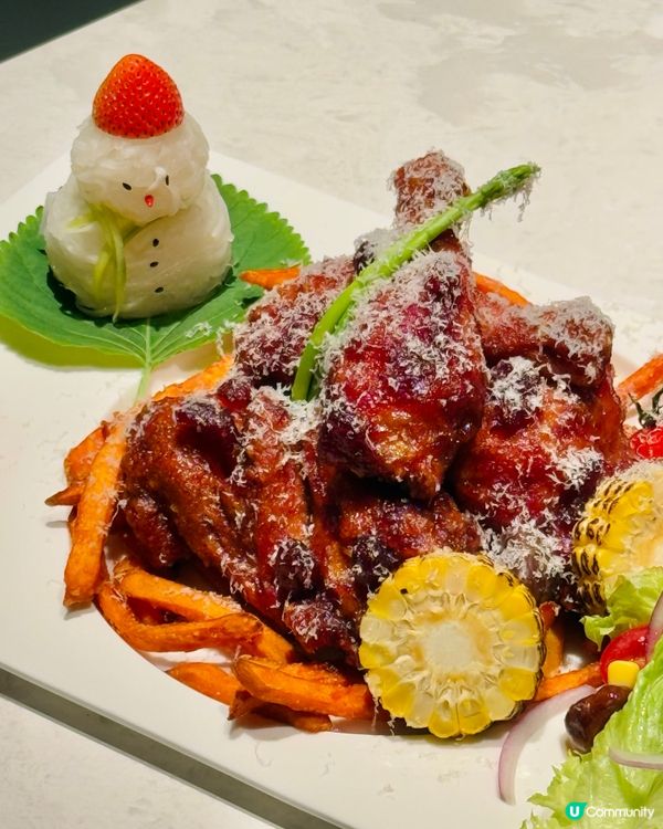 聖誕特別版芝士飄雪韓式炸雞🍗🧀